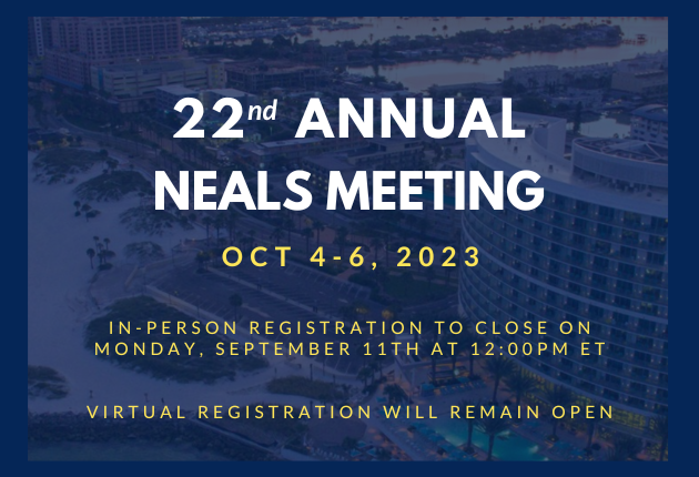 2023 Annual NEALS Meeting Banner image